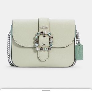 Coach Disney X Gemma Crossbody Pale Green w/Chain